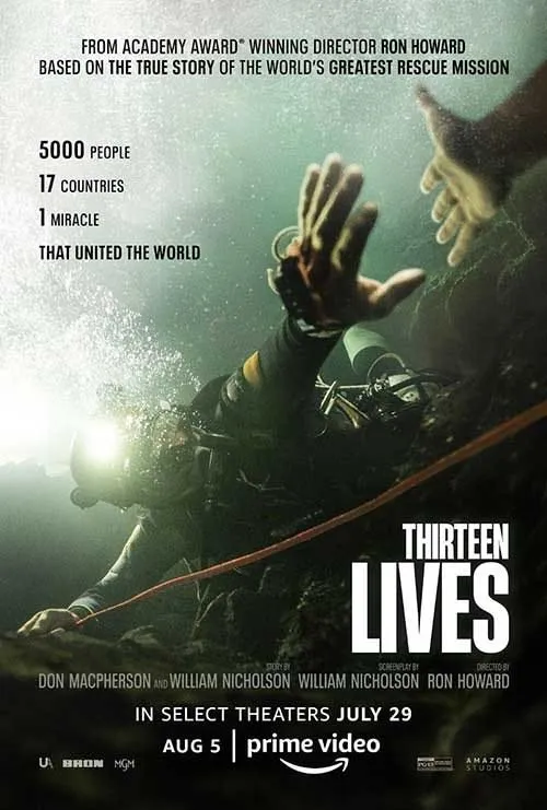 Thirteen Lives film poster on cibortv streaming